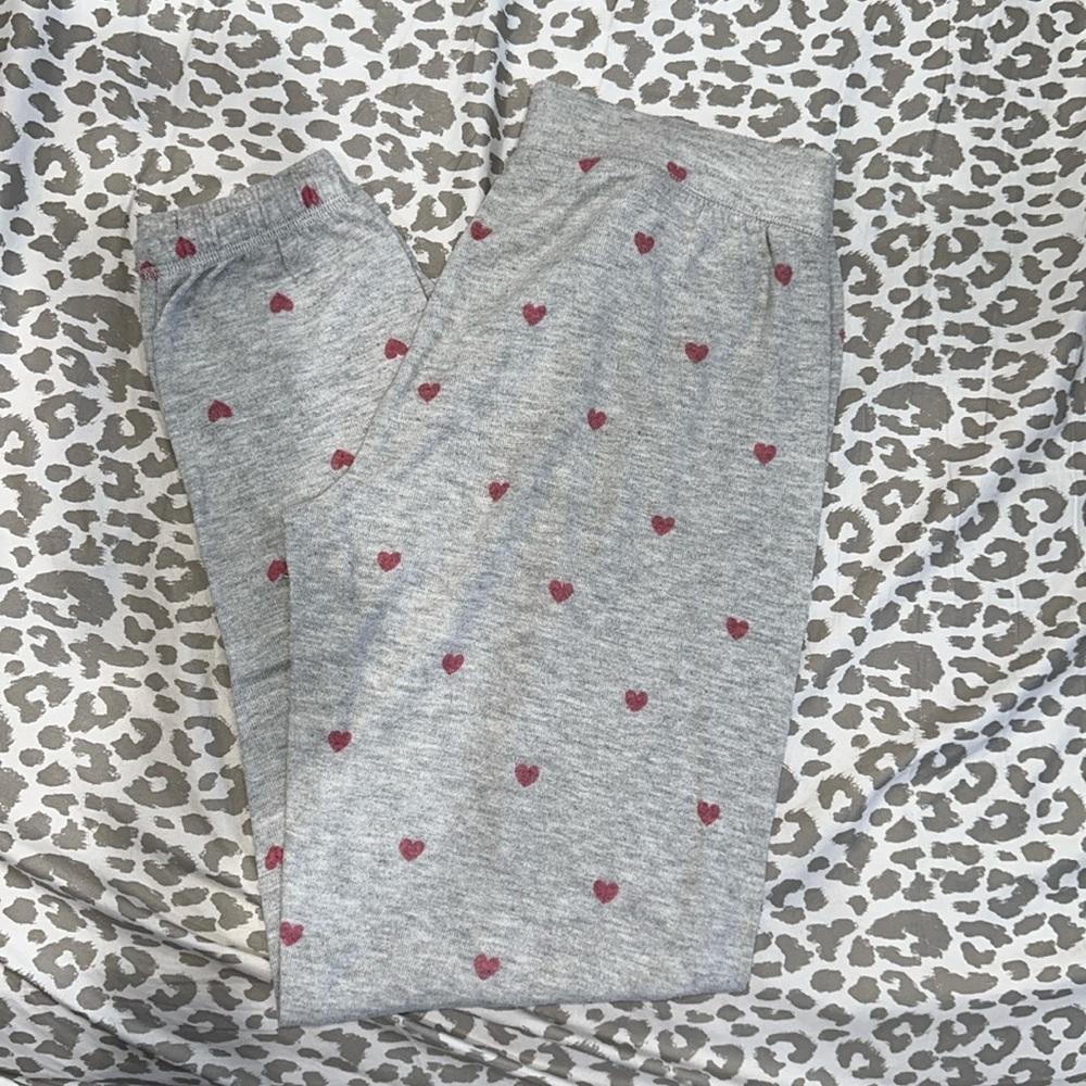 PJ Salvage Hearts Drawstring Lounge Jogger - M